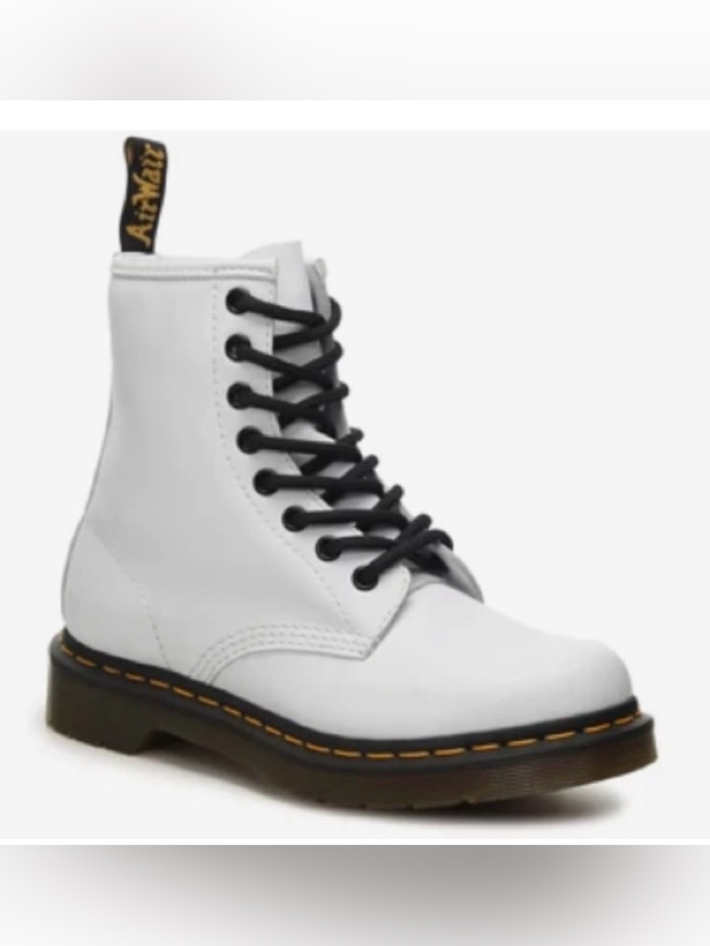 Worn once DR MARTENS  lace up BOOTS